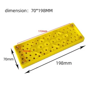Vassoio smerigliatrice a secco per macchina carta vetrata pneumatica rettangolare FLEX/Mirka 70x198mm - Foto 1 di 6