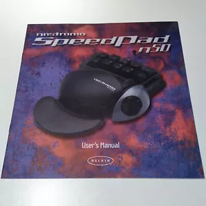 Belkin Nostromo Speedpad n50 User's Instruction Manual ONLY - Picture 1 of 4