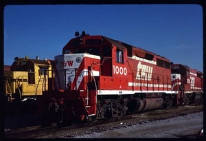 Original Rail Slide - TPW Toledo Peoria & Western 1000 E Peoria IL 11-25-1983 - Picture 1 of 1
