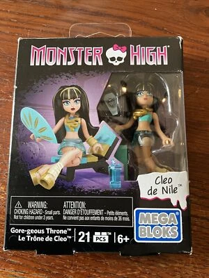 Monster High Blocks Cleo de Nile Egyptian Mega Bloks Age 6+  - Image 1 of 4