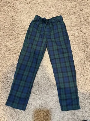 H&M Green and Blue Plaid Boys Pants Size 8 EUC - Image 1 of 4