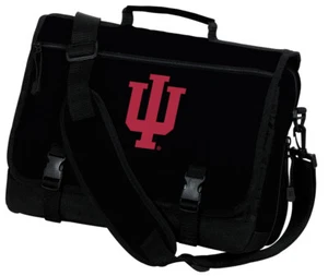 Indiana University Laptop Bag IU Computer Bag NCAA MESSENGER BAGS - Picture 1 of 2
