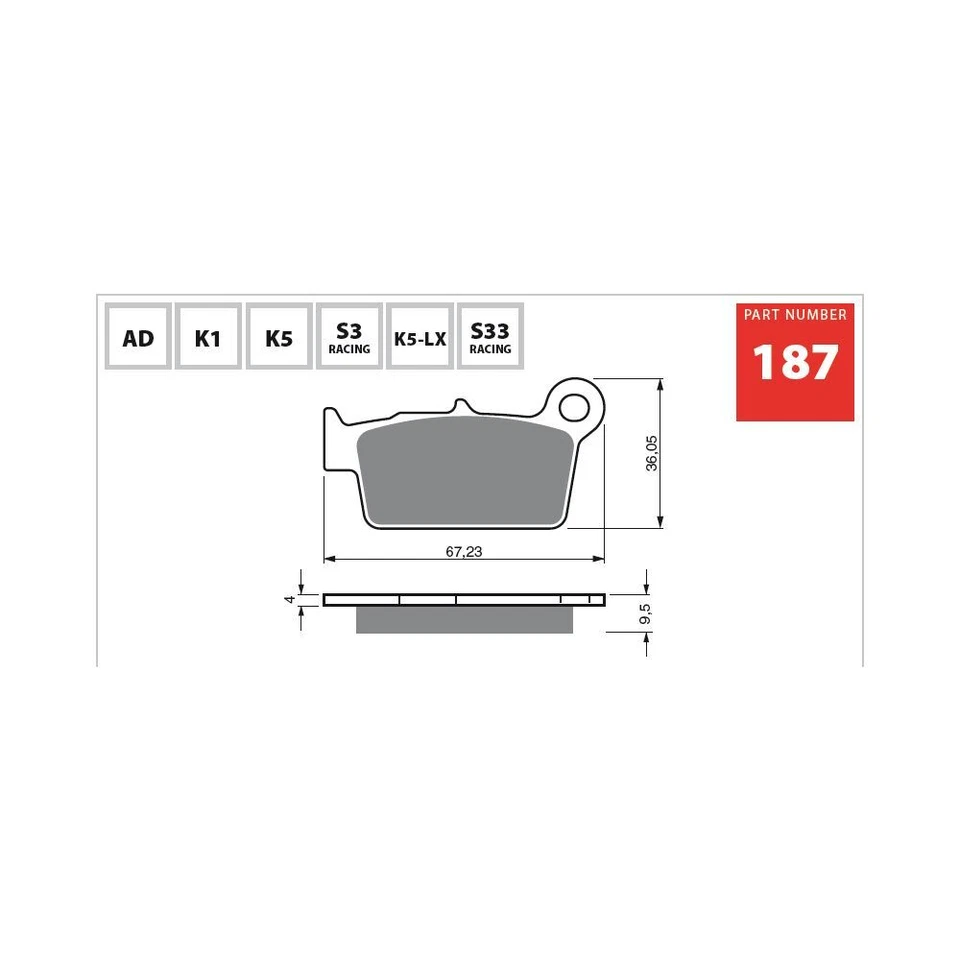 Pastilhas de freio GOLDfren 187S33R-rv / FA367 - Imagem 1 de 1