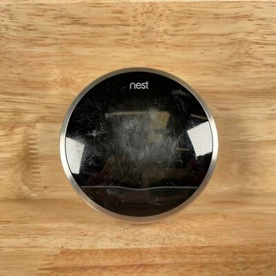 Nest 01A T100577 Silver 2st Generation Stainless Steel Wi-Fi Learning Thermostat - Image 1 of 3