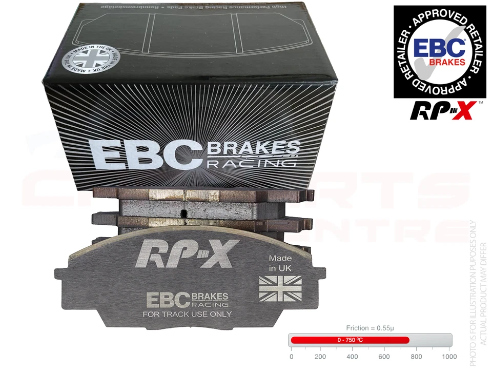 FOR BMW M4 COMPETITION 3.0 2016-2020 REAR EBC RP-X RACE BRAKE PADS DP82133RPX - Image 1 of 1