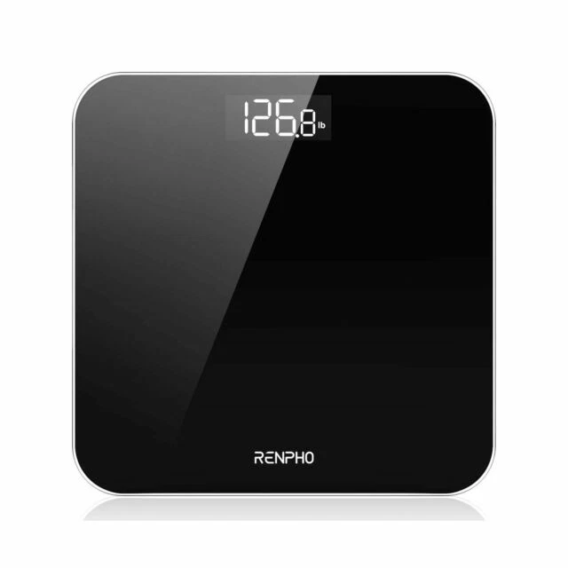 RENPHO Digital Bathroom Scale - Black (ES-BG002B-EU)