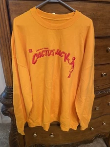 Travis Scott X McDonald’s Cactus Jack Spelling Crewneck XXL - Picture 1 of 4