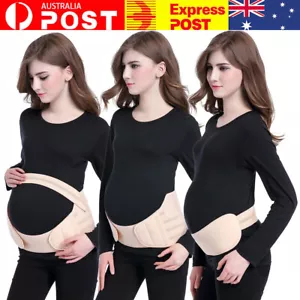 Pregnancy Belt Maternity Extra Belly Band Back Support Abdominal Strap Brace AU - Picture 1 of 13