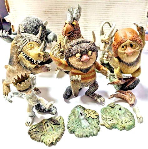 Where the Wild Things Are - Complete Set w/ Stands - McFarlane Toys 2000 Cover