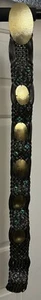 Braided Leather And Brass Belt Fully Adjustable Up To 39 In Waist - Picture 1 of 7