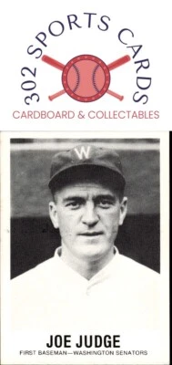 1977-84 Galasso Glossy Greats #130 Joe Judge - Image 1 of 2