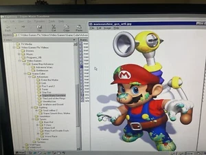 Vintage Gaming HP Pavilion PC & Huge JPEG Collection Of Mario 2003 Sega Nintendo - Picture 1 of 22