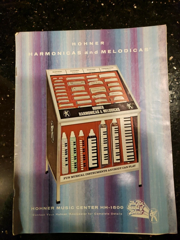 Catálogo de distribuidores Hohner Diatonic 1970 cromáticas pastillas y melódicas Foto 1 de 3