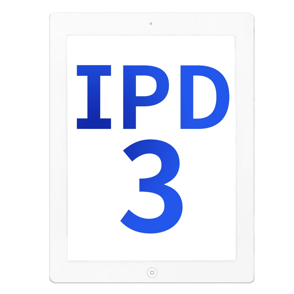 Aftermarket Digitizer for iPad 3 / iPad 4 (Home Button Pre-installed) - White - Image 1 of 1