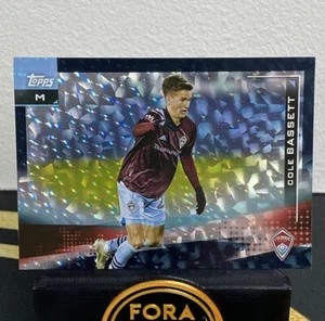 2021 Topps MLS Black Icy Foil /10 Cole Bassett Colorado Rapids #87 USA Mint SSP - Picture 1 of 4