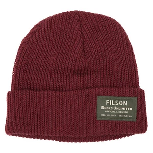 Gorra de reloj de lana FILSON / DUCKS UNLIMITED - Hecha en EE. UU. - Imagen 1 de 3