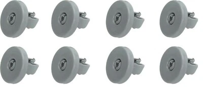 REX ELECTROLUX Kit da 8 Ruote Rotelle per Cestello Inferiore Lavastoviglie TTC - Imagen 1 de 4