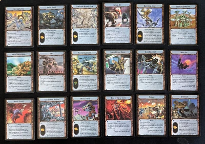 Battletech CCG Commander's Edition Complete Com/Unc Mission Set 30x Cards - Image 1 of 2