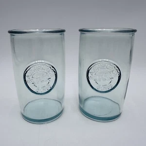 Vidrios San Miguel Authentisch 100 % Recycelt Klar Grün Glas 5,25"H Becher (2) - Bild 1 von 5