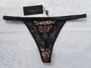 PLEASURE STATE, Confessions, Thong in Size L, Colour in Black & Brown - Picture 1 of 2