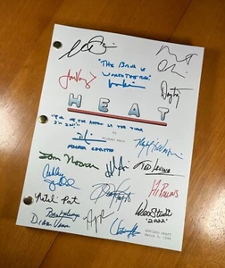 Heat Script Signed- Autograph Reprints - Full Script - 156 Pages - Picture 1 of 7