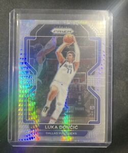 Luka Doncic 2021 Panini Prizm Silver Hyper  #223 Mavericks