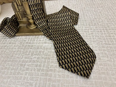 Artefactos de museo para hombre corbata diseño caballito de mar 100 % seda Foto 1 de 4