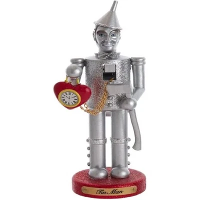 Cascanueces de vacaciones Tinman del Mago de Oz con licencia oficial de Kurt Adler, 10" Foto 1 de 4