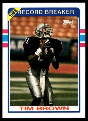 1989 Topps Tim Brown #2 - Image 1 of 2