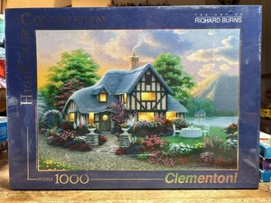 Nuovo puzzle Clementoni 1000 pezzi giardino romantico di Richard Burns - Foto 1 di 2