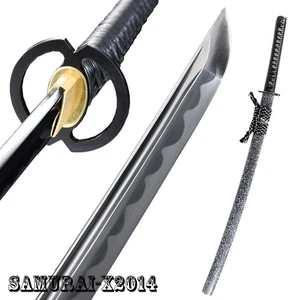 Hierro musashi tsuba espada samurai japonesa katana 1095 acero al carbono hoja afilada - Imagen 1 de 12