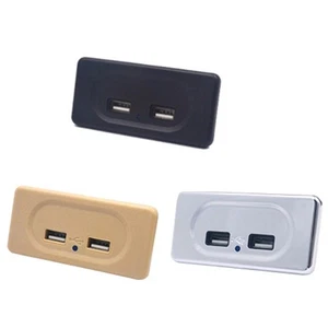 Car Charger Dual USB Ports Fast Charge Socket Power Adapter Outlet for RV Truck - Photo 1 sur 10