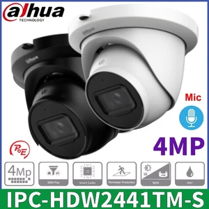 Dahua IPC-HDW2441TM-S Starlight 4MP Built-in Mic SMD Plus IR WDR POE IP Camera - Picture 1 of 13