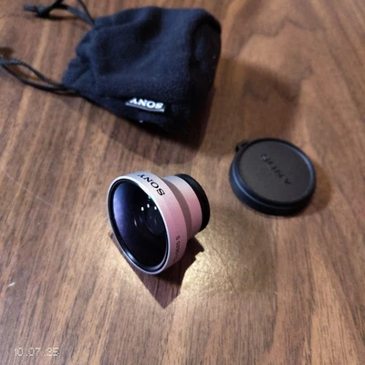 Excellent! Sony Wide Conversion Lens x0.6 for Camcorders 25mm + Pouch VCL-0625 S - Image 1 of 4
