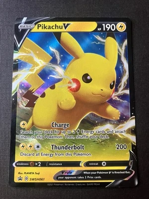 Pikachu V SWSH061 SWSH: Sword & Shield Promo Cards Holo - Image 1 of 3