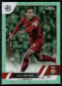 2022-23 Topps Competiciones de Clubes UEFA #130 Virgil van Dijk Verde #/399 - Imagen 1 de 2