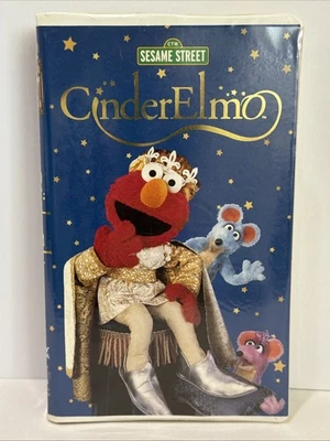 Sesame Street CinderElmo (VHS,2000) Clamshell Case - Image 1 of 4