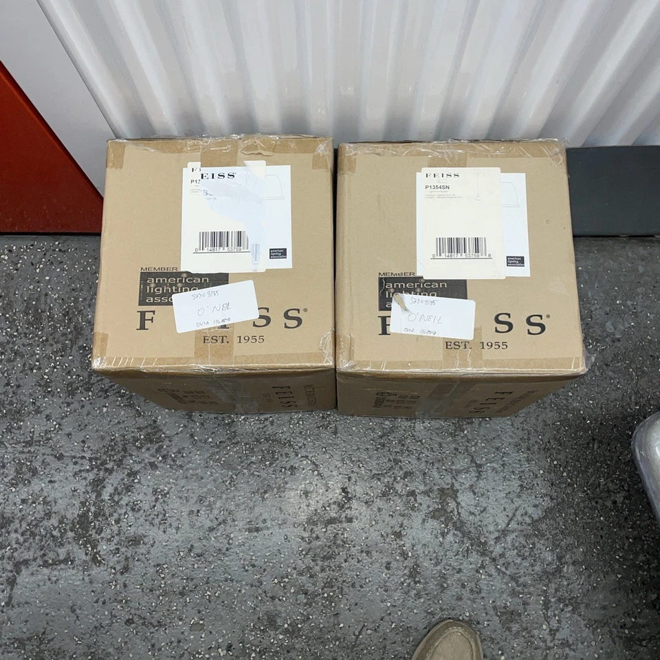 Feiss P1354SN Hobson 1-light Satin Nickel Mini Pendant