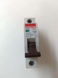 Contactum MCB 32 AMP Typ B 32A einpolig B32 CP Reichweitenschalter CPB32 - Bild 1 von 5