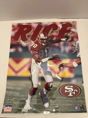 NFL Starline Jerry Rice Vintage 1997 Poster 16X20 - Image 1 of 3