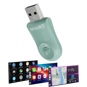 OTTOCAST Mini Wireless Carplay Android Auto Adapter USB mit Smart Button - Grün - Bild 1 von 10