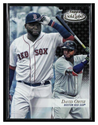 2017 Topps Gold Label Class 1 Black #72 David Ortiz - Image 1 of 2