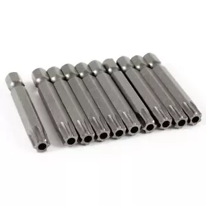 XMHF1/4- Inch Hex Shank Torx T40 S2 Steel Security Screwdriver Bit 50mm Long ... - Picture 1 of 4