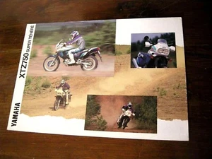 YAMAHA XTZ 750 SUPER TENERE' DEPLIANT ORIGINALE - Picture 1 of 1