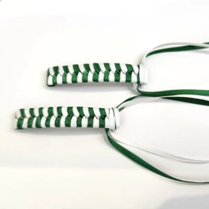 Grün Weiß Band Haarspange 2er Set Retro 80er Vintage St. Patricks Day Irish - Bild 1 von 7