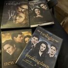 The Twilight Saga Complete DVD Movie Set - Deluxe Editions W/New Moon film Cell