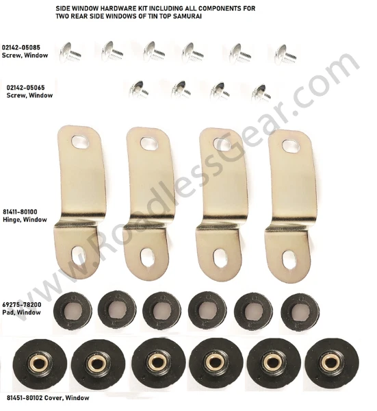 *ГРУЗООТПРАВИТЕЛЬ США* защелка на заднюю четверть окна оборудование для Suzuki Samurai с жесткой крышей - Изображение 1 из 1