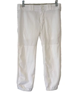 Alleson Girls XL White Baseball Sport Pants Comfortable Fit Durable Material - Picture 1 of 11