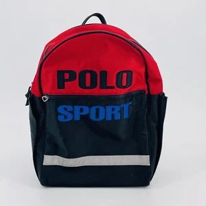 Ralph Lauren Polo Sport Back Navy Blue Red Pockets Bottle Carrier Carrying Strap - Picture 1 of 8