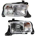 Headlight Set For 99-2004 Chevrolet Tracker Left and Right With Bulb 2Pc